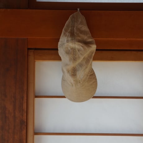 (STOCK)CAP LINEN キナリ