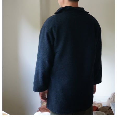 (ORDER)worsted SMOCK NAVY