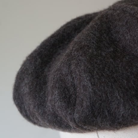 (ORDER)WOOL CASQUETTE BROWN WOOL