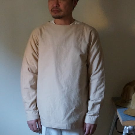 (ORDER)BOAT NECK SHIRT 生成ネル