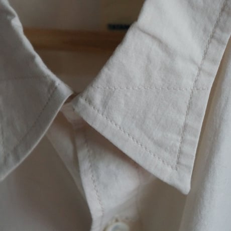 (STOCK)(ORDER)HALF SLEEVE SHIRT ECRU