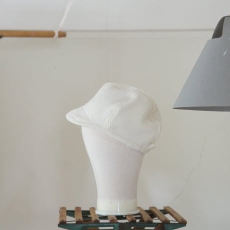 (ORDER)WORK CAP WOOL H/B WHITE