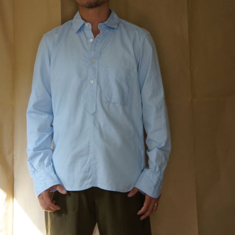 P/O SHIRT ブルー（受注生産）
