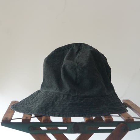 (STOCK)FILD HAT 炭✖顔料　タイプライター
