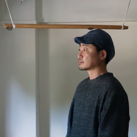 (ORDER)WORK CAP 2 CORD  GRAYISH NAVYBLUE