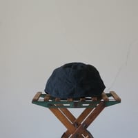 (STOCK)WORK CAP １ST　炭　顔料染　タイプライター