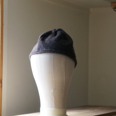 (STOCK)TWIST CAP BEANIE BROWN WOOL