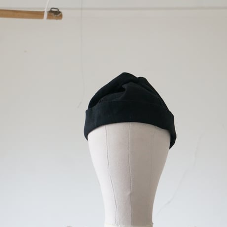 (ORDER)TWIST CAP NEW 綿麻 BLACK