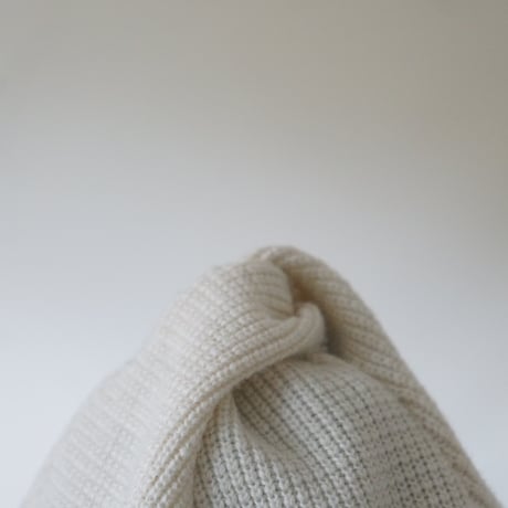 (2025 4/25発送）TWIST COTTON KNIT CAP オフシロ