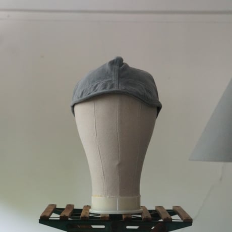 (STOCK)WORK CAP 炭染　カツラギ
