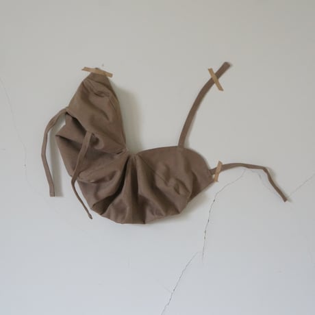 (ORDER)wrap beret mocha brown