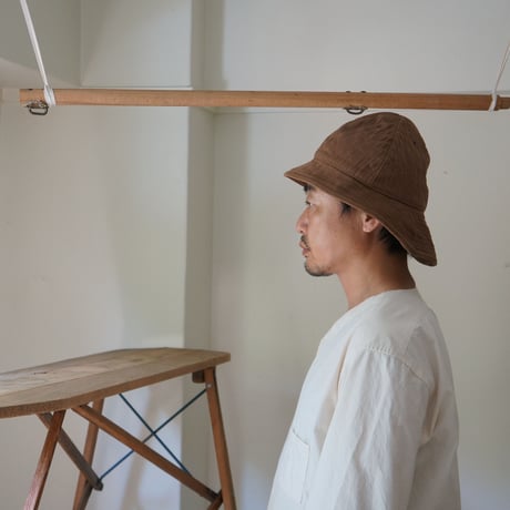 (ORDER) 畑帽　二　本間織布ヘリンボーン