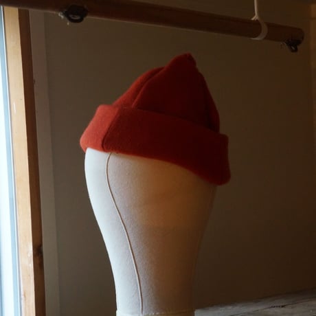 (STOCK)TWIST CAP 朱色ウール