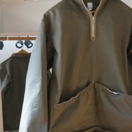 (STOCK) (ORDER)SMOCK OLIVE CHINO