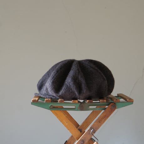 (ORDER)WOOL CASQUETTE BROWN WOOL