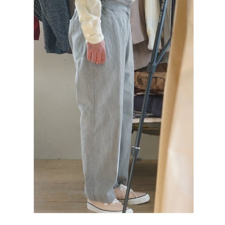 (ORDER) WORK TROUSERS  灰染　カツラギ