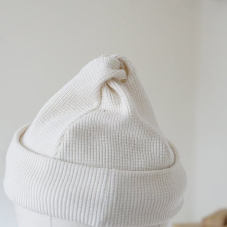 (2025 4/25発送）TWIST COTTON KNIT CAP オフシロ