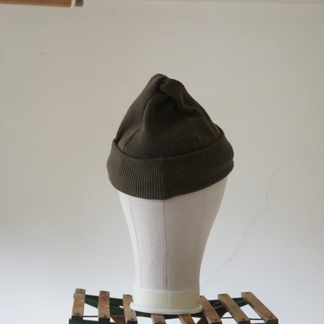(2025 4/13発送）TWIST COTTON KNIT CAP OLIVE