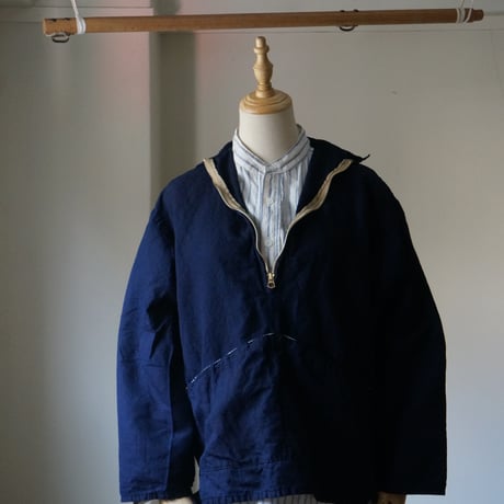 (ORDER)SMOCK INDIGO RINEN