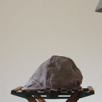(STOCK)WORK CAP １ST　BROWN LINEN TWEED