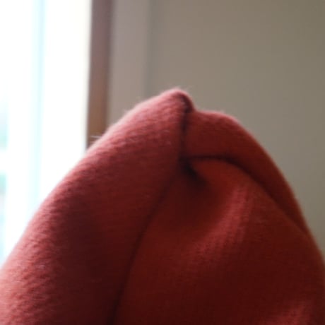 (STOCK)TWIST CAP 朱色ウール