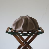 (ORDER)wrap beret mocha brown