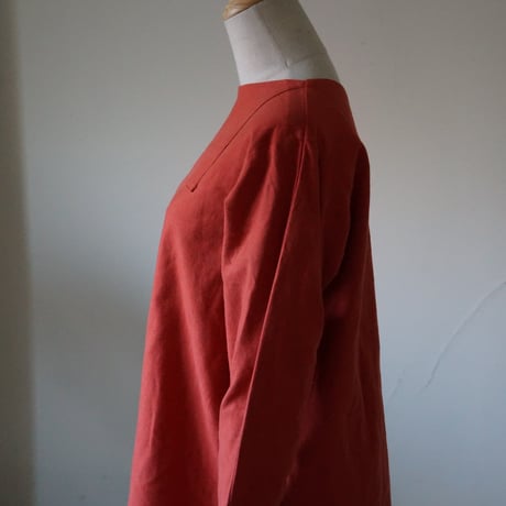 (ORDER)BOAT NECK SHIRT 生成ネル