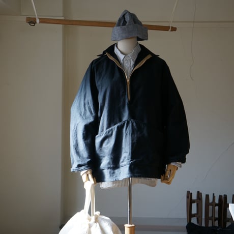 (ORDER)SMOCK moleskin Black