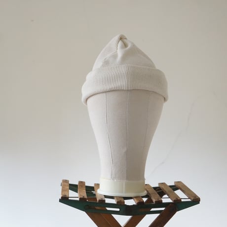 (2025 4/25発送）TWIST COTTON KNIT CAP オフシロ