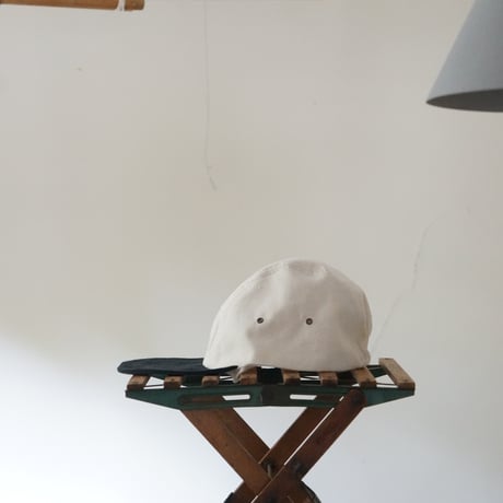 (STOCK) JET CAP 本間織布　生成✖黒ダック