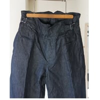 (ORDER) WORK TROUSERS  BLACK DNM