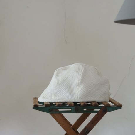 (ORDER)WORK CAP WOOL H/B WHITE