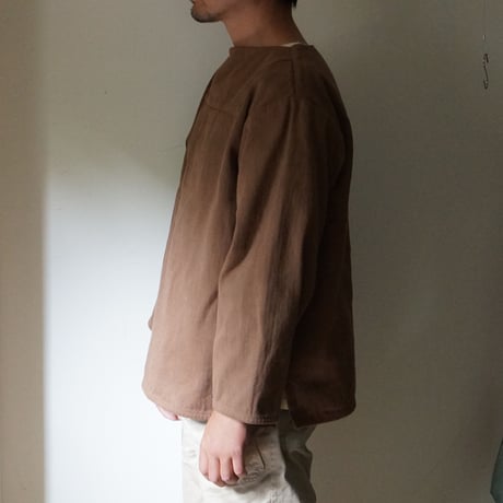 (ORDER)BOAT NECK SHIRT 本間織布H/B