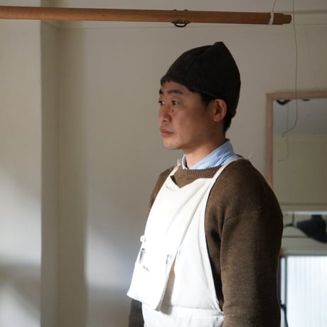 (STOCK)TWIST CAP BEANIE BROWN WOOL