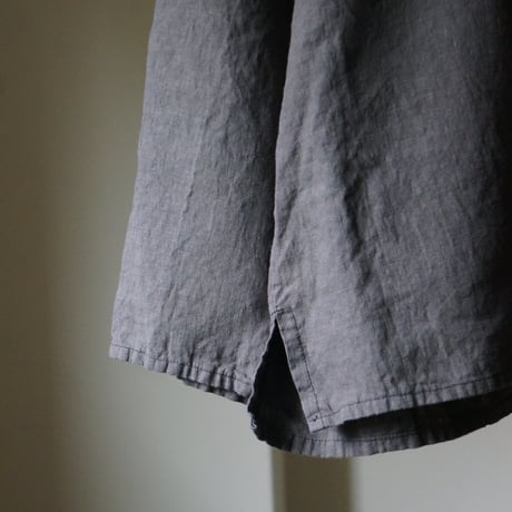 (PRE ORDER )Shawl collar SMOCK Charcoal Gray