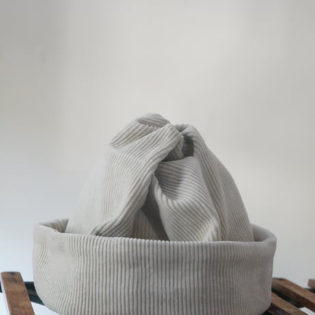 (ORDER)TWIST CAP NEW CORD ECRU