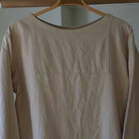 (ORDER)BOAT NECK SHIRT 生成ネル