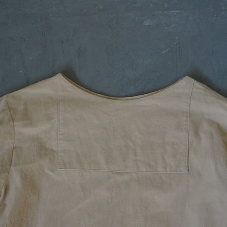 (ORDER)BOAT NECK SHIRT 生成ネル