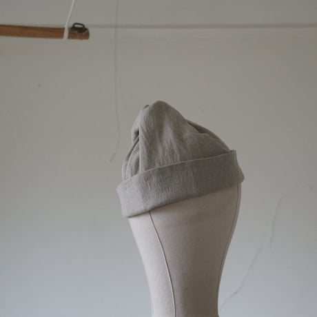 (ORDER)TWIST CAP NEW キナリ綿麻　キナリ