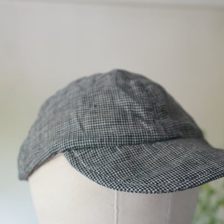 (STOCK)CAP LINEN 千鳥
