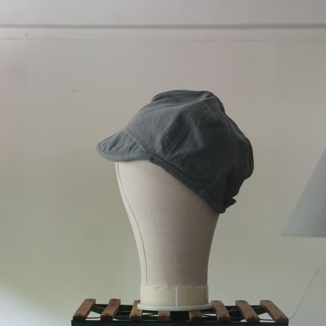 (STOCK)WORK CAP 炭染　カツラギ
