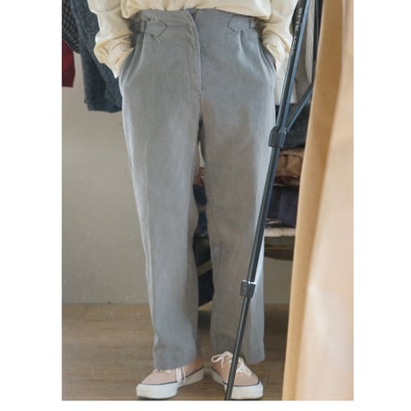 (ORDER) WORK TROUSERS  灰染　カツラギ