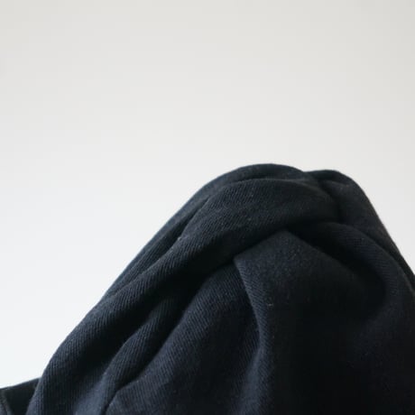 (ORDER)TWIST CAP NEW 綿麻 BLACK