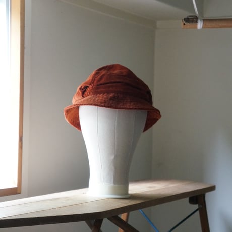 (ORDER)SAFARI HAT CORDE DARK RED