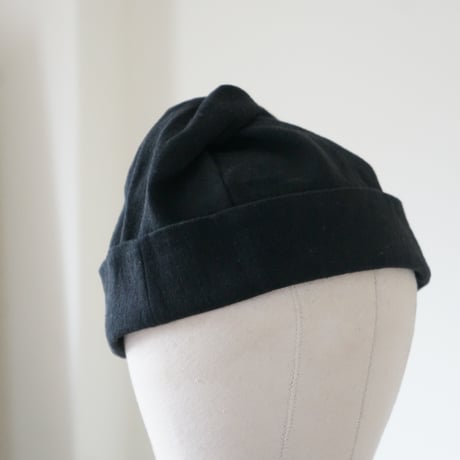 (ORDER)TWIST CAP NEW 綿麻 BLACK