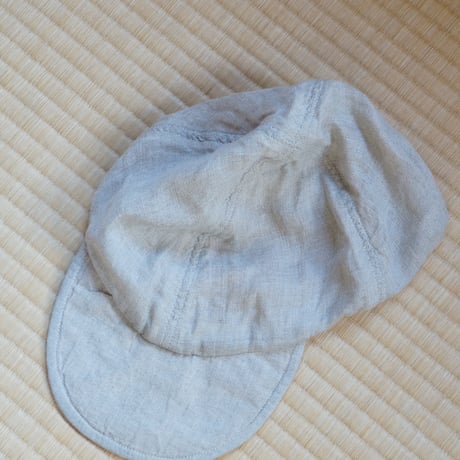 (STOCK)CAP LINEN キナリ