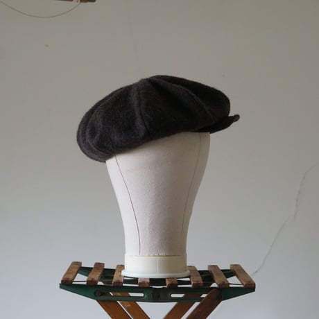 (ORDER)WOOL CASQUETTE BROWN WOOL