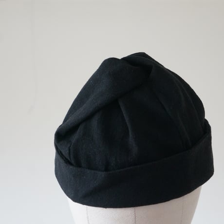 (ORDER)TWIST CAP NEW 綿麻 BLACK