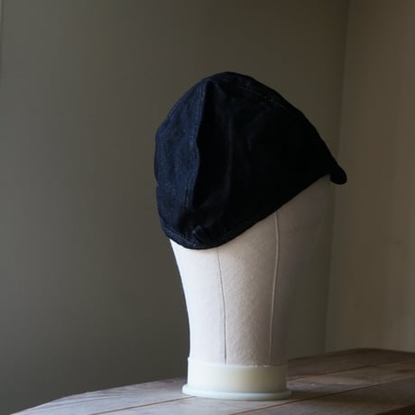 (ORDER)WORK CAP 1ST BLACK DNM