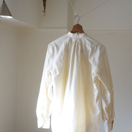 (Order)P/O BAND COLLAR SHIRT　yellow st